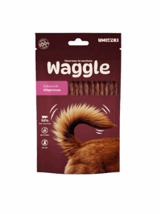 Waggles Wieprzowina – Wieprzowe Kabanosy dla Psa