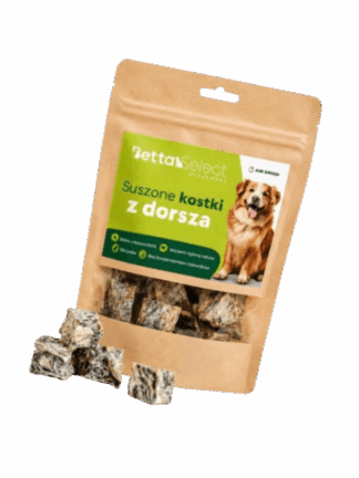 Suszone Kostki z Dorsza dla psa, 100 g