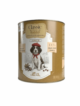 Classic Mokra Karma Królik z Burakiem i Malinami Junior 800 g