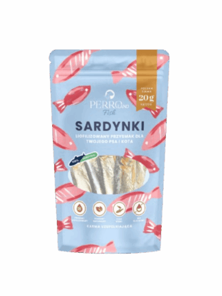 PERROland FISH – Sardynki Liofilizowane dla psa i kota, 20 g