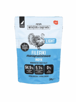 LIGHT Indyk Fileciki dla Psa 280 g