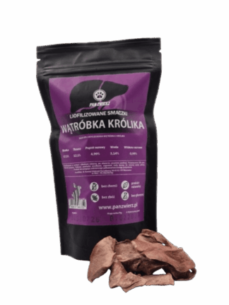 Liofilizowana Wątróbka z Królika 70 g