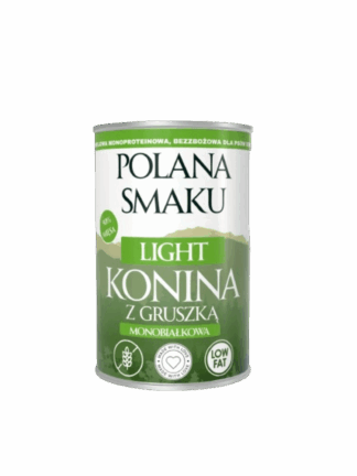 LIGHT Konina z Gruszką - Monobiałkowa uczta dla wrażliwych koneserów 400 g