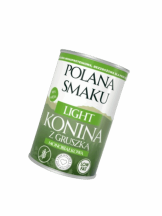 LIGHT Konina z Gruszką - Monobiałkowa uczta dla wrażliwych koneserów 400 g