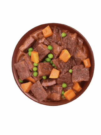 Real Food Beef Stew - Gulasz Wołowy Pełnoporcjowa karma mokra dla psa, 280 g