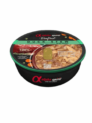 Real Food Duck Stew - Gulasz z Kaczki Pełnoporcjowa karma mokra dla psa, 280 g