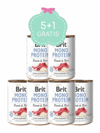 5+1 GRATIS Mono Protein Dog Lamb & Rice 400 g