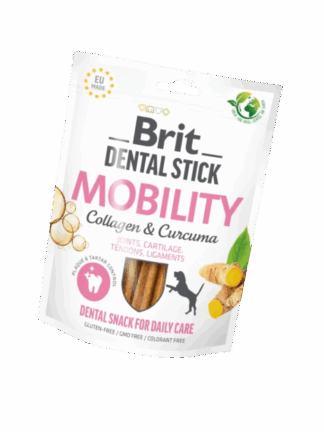 Dental Stick Mobility z kurkumą i kolagenem – przysmak dentystyczny dla psa, 7 szt. 251 g