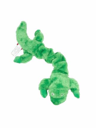 Gekon Alfred - Elastyczna Zabawka z 2 Piszczałkami, 37–50 cm