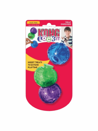 Lock-It 3-pk Rozmiar S – Modułowa łamigłówka i zabawka na przysmaki dla psa