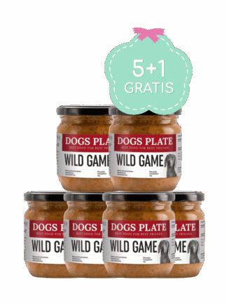 5+1 GRATIS Dogs Plate Wild Game 360 g