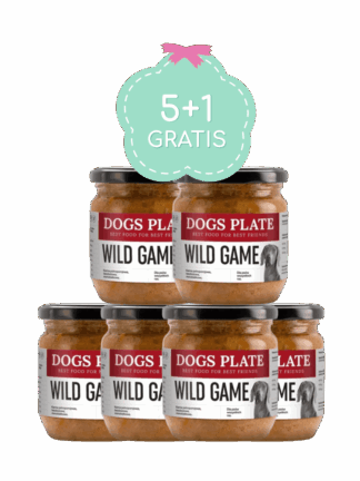 5+1 GRATIS Dogs Plate Wild Game 360 g