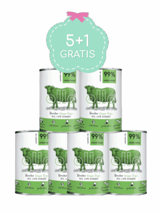 5+1 GRATIS Ollo Booster Digest Beef & Green Tripe 400 g