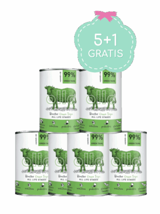 5+1 GRATIS Ollo Booster Digest Beef & Green Tripe 400 g