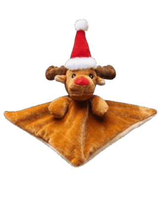 Szeleszczący Pluszowy Renifer- Szmatka- Świąteczna Zabawka dla Psa, 21cm