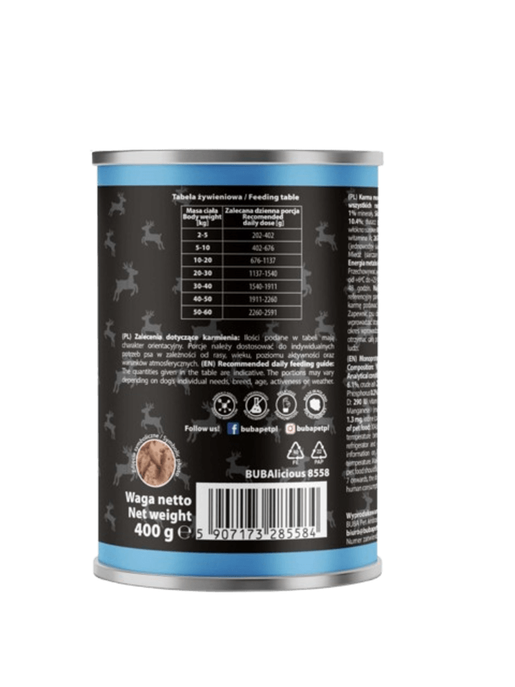 BUBAlicious More Meat Pure Line Renifer 400 g