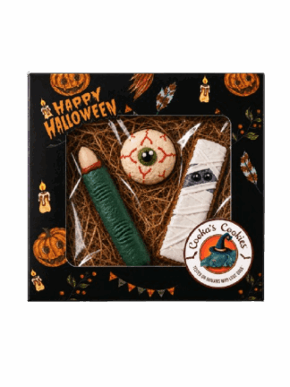 HALLOWEEN SPOOKY BOX - Zestaw Halloweenowych Ciastek dla Psa, 50 g
