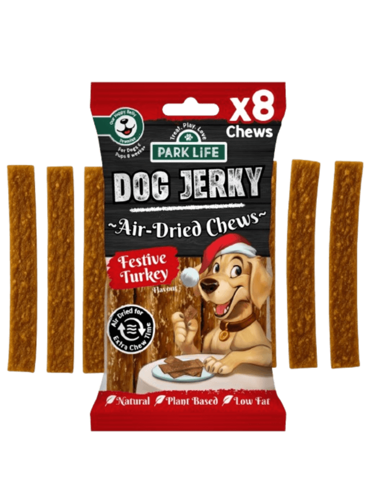 Dog Jerky Festive Turkey Chew - Suszone Paski o Smaku Świątecznego Indyka, 70 g