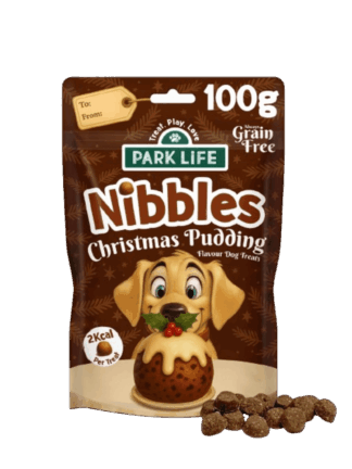 Nibbles Christmas Pudding - Ciasteczka o smaku Świątecznego Puddingu, 100 g