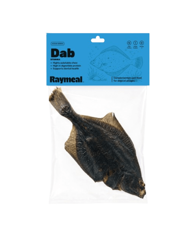 Whole Dab - Suszona Cała Stornia Naturalny Gryzak dla Psa