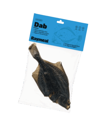 Whole Dab - Suszona Cała Stornia Naturalny Gryzak dla Psa