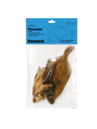 Whole Flounder -  Suszona Cała Flądra Naturalny Gryzak dla Psa