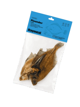 Whole Flounder -  Suszona Cała Flądra Naturalny Gryzak dla Psa