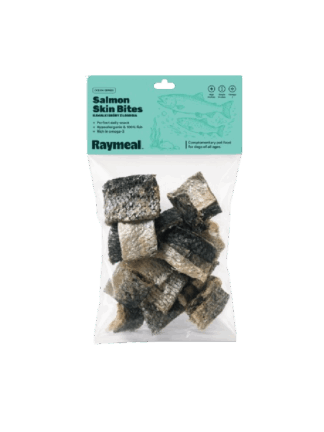 Salmon Skin Bites - Suszone Kawałki Skóry Łososia dla Psa 50 g
