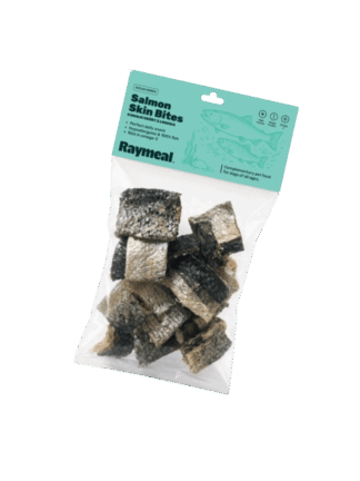 Salmon Skin Bites - Suszone Kawałki Skóry Łososia dla Psa 50 g