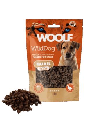 WildDog Soft Quail Bites 100 g