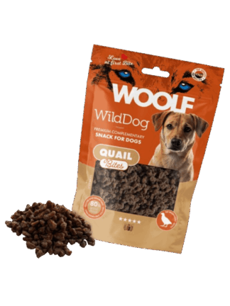 WildDog Soft Quail Bites 100 g
