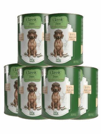 ZESTAW Classic Mokra Karma Jeleń z Żurawiną i Szparagami 6x800 g