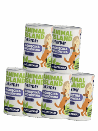 ZESTAW Everyday Karma mokra dla szczeniąt wołowina i jagnięcina 6x 400 g