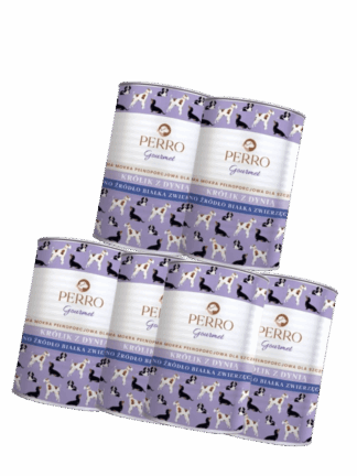 ZESTAW Gourmet Karma mokra Królik z dynią - monobiałkowa formuła dla szczeniąt 6x 400 g