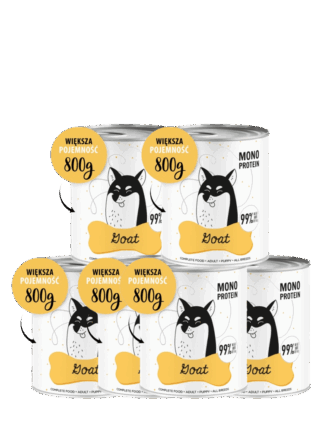 ZESTAW Karma mokra Goat (koza)  6x 800g