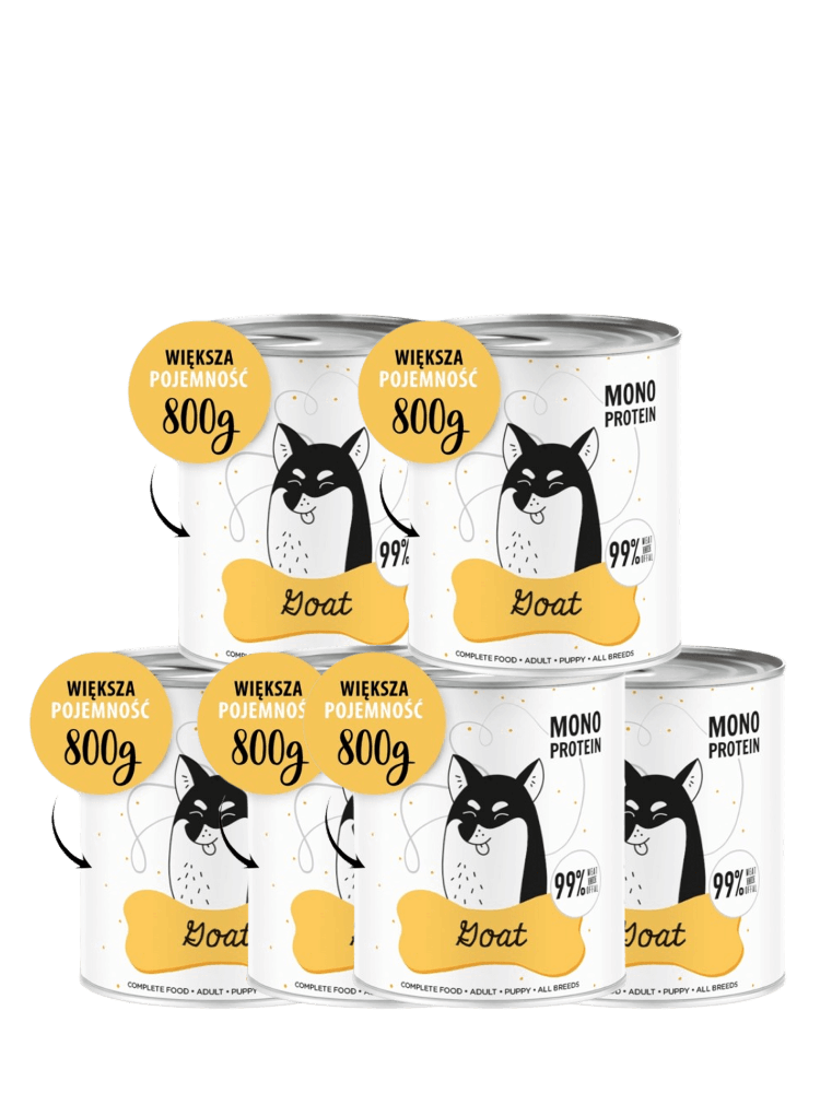 ZESTAW Karma mokra Goat (koza)  6x 800g