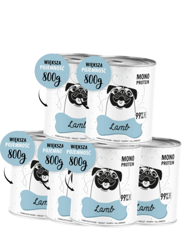 ZESTAW Karma mokra Lamb (jagnięcina) 6x 800g