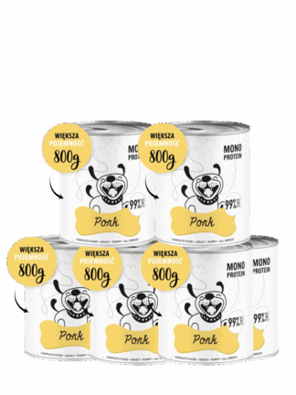 ZESTAW Karma mokra Pork (wieprzowina)  6x 800g