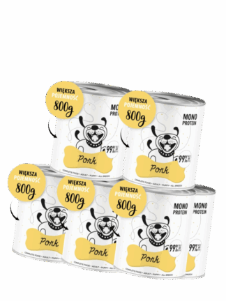 ZESTAW Karma mokra Pork (wieprzowina)  6x 800g