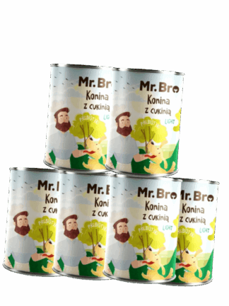 ZESTAW Mokra Karma LIGHT Konina z Cukinią 6x 400 g