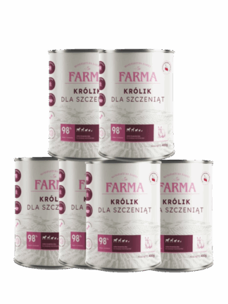 ZESTAW Mokra Karma Select Królik dla Szczeniąt 6x400 g