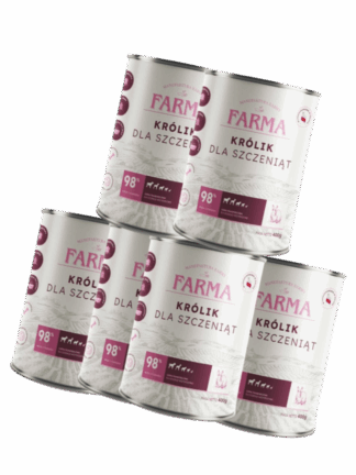 ZESTAW Mokra Karma Select Królik dla Szczeniąt 6x400 g