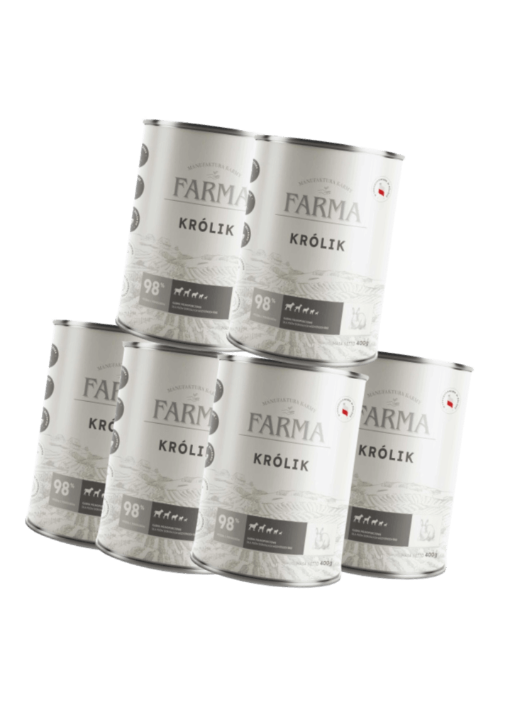 ZESTAW Mokra karma Select Królik 6×400 g