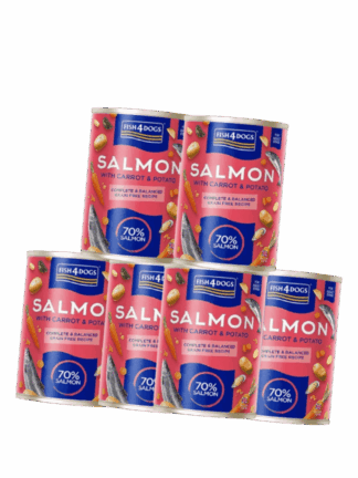ZESTAW Salmon with Carro &Potato mokra karma dla psa Łosoś z marchewką i ziemniakami 6x395 g