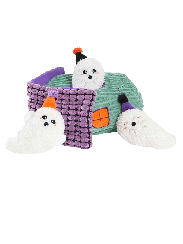 Halloween Haunted House- Nawiedzony Dom - Interaktywna Zabawka dla Psa