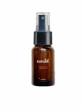 Próbka carelab Skin and Coat UV Booster Mist - Booster pielęgnacyjny do skóry i sierści z ochroną UV oraz luksusową nutą zapachową dla psa i kota, 10 ml