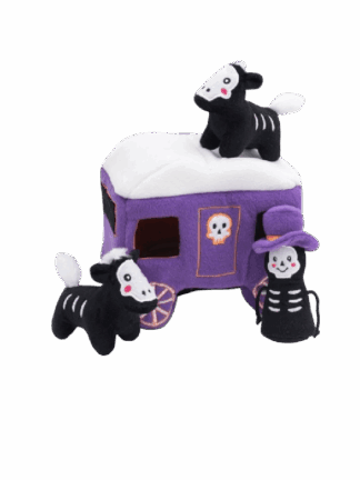 Halloween Pluszowa Norka Karoca - Interaktywna Zabawka Węchowa dla Psa