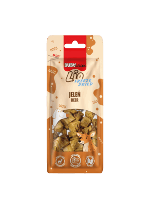 BUBAlicious LIO – Liofilizowane Przysmaki Jeleń 35 g