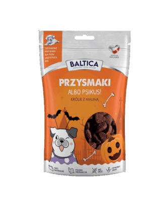 Halloween Przysmaki albo Psikus! - Królik z Maliną 100 g