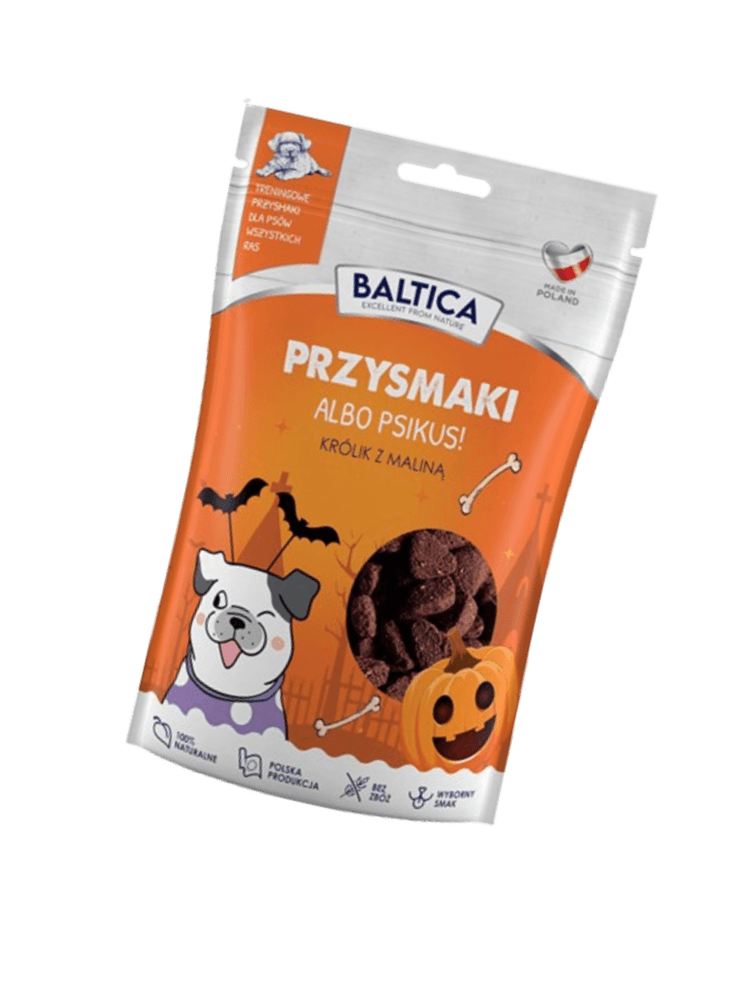 Halloween Przysmaki albo Psikus! - Królik z Maliną 100 g